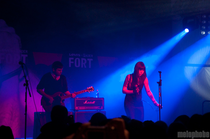 Sleigh Bells at Fader Fort, March 20, 2010. Photo by Chris Barth.