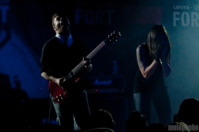 Sleigh Bells at Fader Fort, March 20, 2010. Photo by Chris Barth.