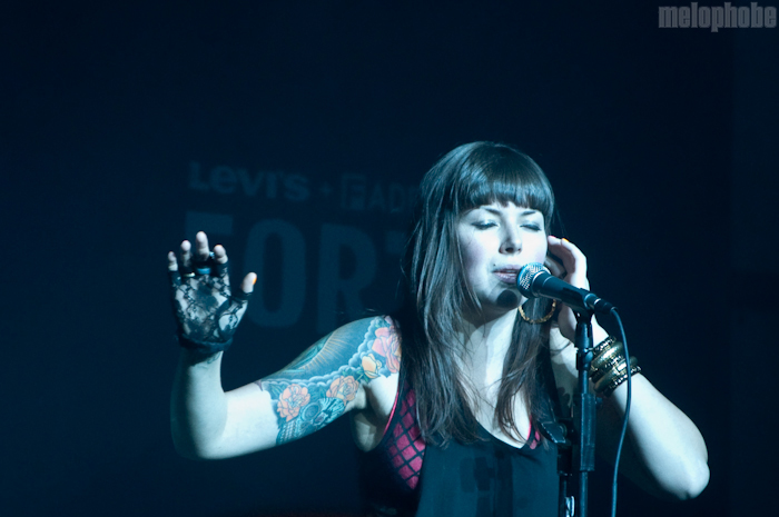 Sleigh Bells at Fader Fort, March 20, 2010. Photo by Chris Barth.