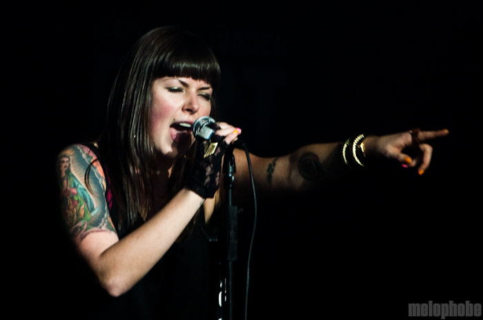 Sleigh Bells at Fader Fort, March 20, 2010. Photo by Chris Barth.