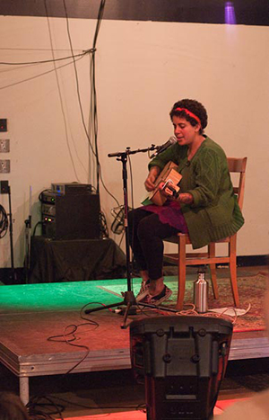 Kimya Dawson at Backspace, March 27, 2010. Photo by Byron Will.