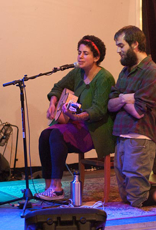 Kimya Dawson at Backspace, March 27, 2010. Photo by Byron Will.