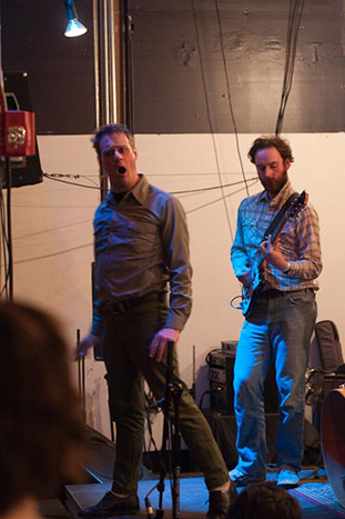 The Hive Dwellers at Backspace, March 27, 2010. Photo by Byron Will.