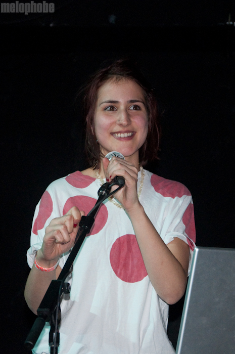 Micachu and the Shapes at Le Poisson Rouge, March 30, 2010. Photo by Chris Barth.