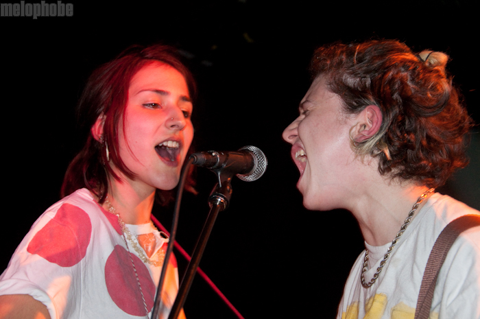 Micachu and the Shapes at Le Poisson Rouge, March 30, 2010. Photo by Chris Barth.