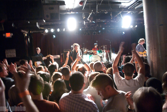 Nada Surf at Paradise Rock Club, April 3, 2010. Photo by Ben Gebo.