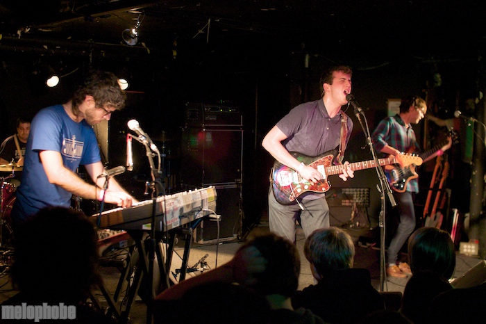 Cymbals Eat Guitars at Middle East Downstairs, April 8, 2010. Photo by Sean Sullivan.