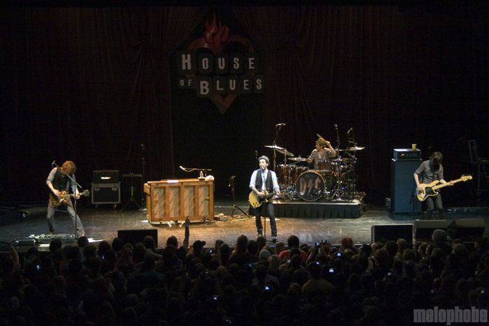 Dashboard Confessional at House of Blues, April 8, 2010. Photo by Ian Doreian.
