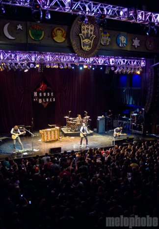 Dashboard Confessional at House of Blues, April 8, 2010. Photo by Ian Doreian.