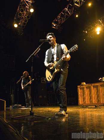 Dashboard Confessional at House of Blues, April 8, 2010. Photo by Ian Doreian.