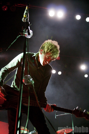 Spoon at The Moore Theatre, April 10, 2010. Photo by Troy Dunham.
