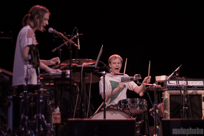 Micachu and the Shapes at The Moore Theatre, April 10, 2010. Photo by Troy Dunham.