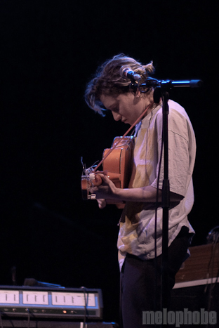 Micachu and the Shapes at The Moore Theatre, April 10, 2010. Photo by Troy Dunham.