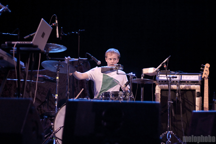 Micachu and the Shapes at The Moore Theatre, April 10, 2010. Photo by Troy Dunham.