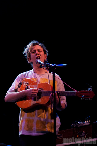 Micachu and the Shapes at The Moore Theatre, April 10, 2010. Photo by Troy Dunham.