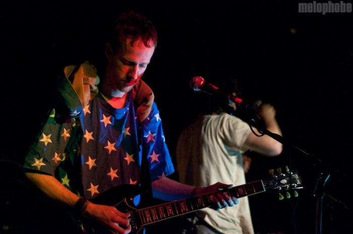Fang Island at Maxwell's, April 13, 2010. Photo by Chris Barth.