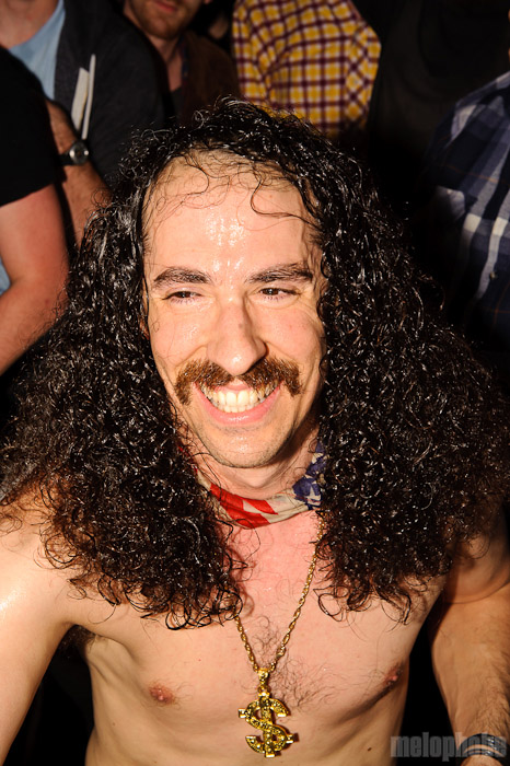 Monotonix at Brooklyn Bowl, April 14, 2010. Photo by Matthew Eisman.
