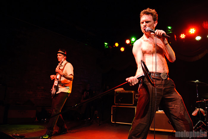 Th' Legendary Shack Shakers at Brooklyn Bowl, April 14, 2010. Photo by Matthew Eisman.