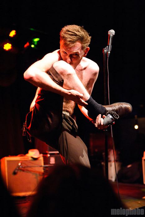 Th' Legendary Shack Shakers at Brooklyn Bowl, April 14, 2010. Photo by Matthew Eisman.