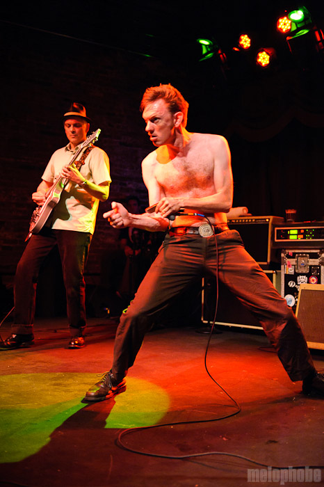 Th' Legendary Shack Shakers at Brooklyn Bowl, April 14, 2010. Photo by Matthew Eisman.