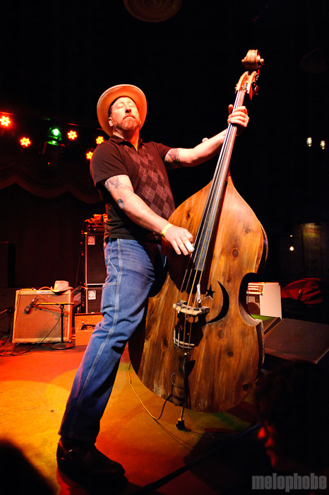 Th' Legendary Shack Shakers at Brooklyn Bowl, April 14, 2010. Photo by Matthew Eisman.