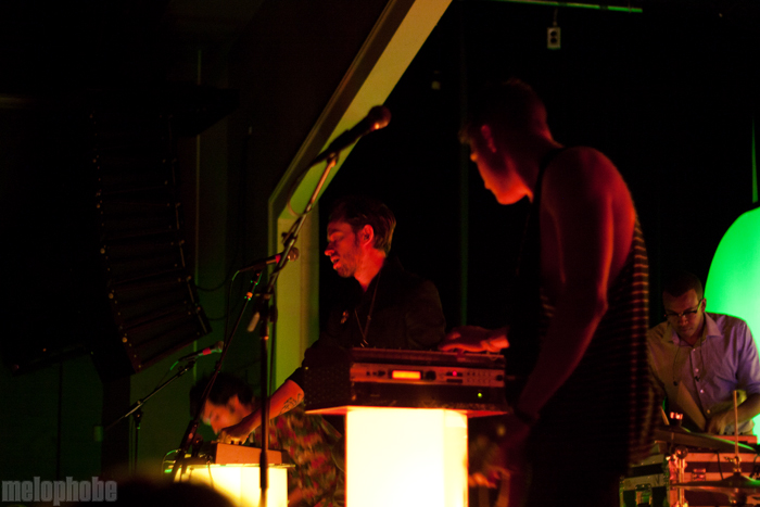 Yeasayer at Wonder Ballroom, April 19, 2010. Photo by Jasper Croome.