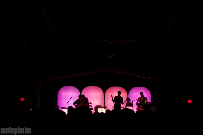Yeasayer at Wonder Ballroom, April 19, 2010. Photo by Jasper Croome.