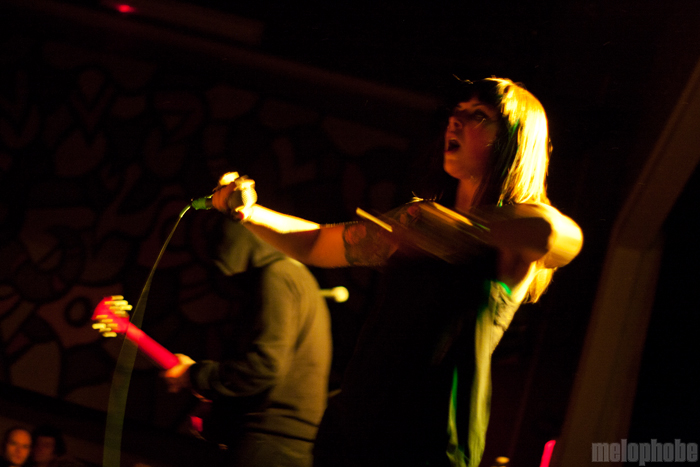Sleigh Bells at Wonder Ballroom, April 19, 2010. Photo by Jasper Croome.