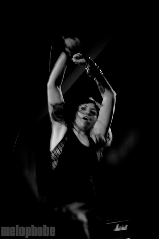 Sleigh Bells at Wonder Ballroom, April 19, 2010. Photo by Jasper Croome.