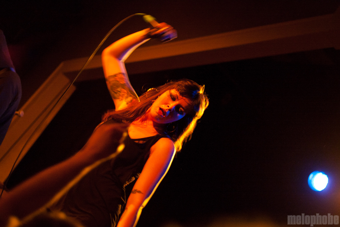 Sleigh Bells at Wonder Ballroom, April 19, 2010. Photo by Jasper Croome.