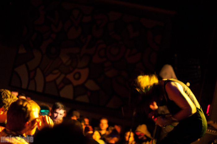 Sleigh Bells at Wonder Ballroom, April 19, 2010. Photo by Jasper Croome.