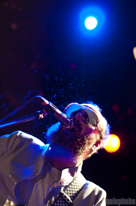 Apples In Stereo at Bowery Ballroom, April 21, 2010. Photo by Chris Barth.