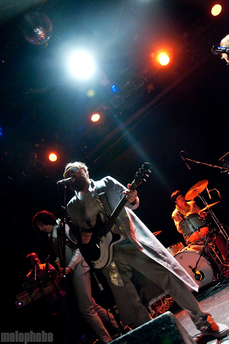 Apples In Stereo at Bowery Ballroom, April 21, 2010. Photo by Chris Barth.