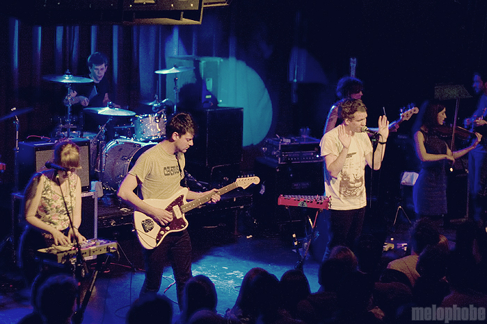 Los Campesinos! at Paradise Rock Club, April 25, 2010. Photo by Beth Freeman Doreian.