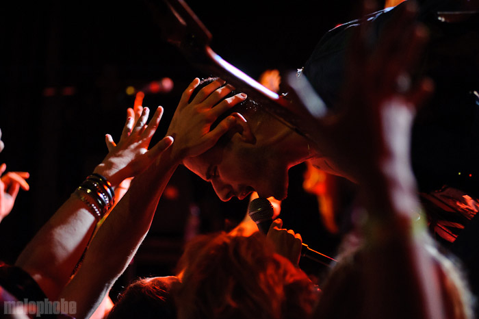 Semi Precious Weapons at Bowery Ballroom, April 26, 2010. Photo by Matthew Eisman.