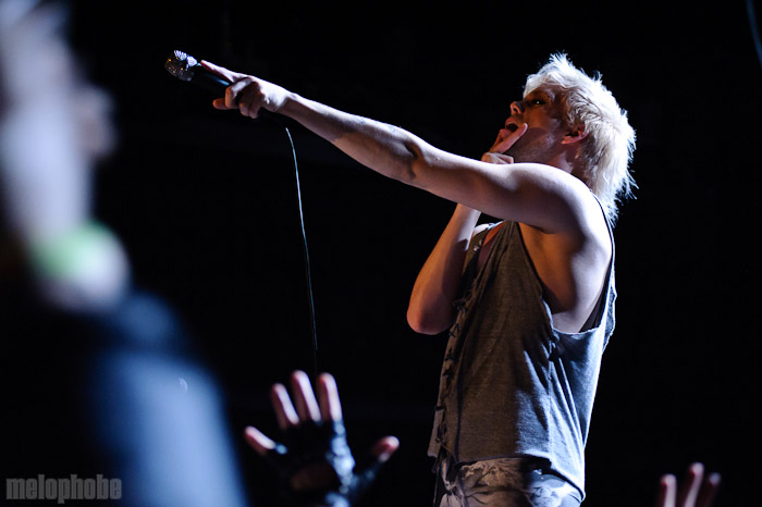 Semi Precious Weapons at Bowery Ballroom, April 26, 2010. Photo by Matthew Eisman.