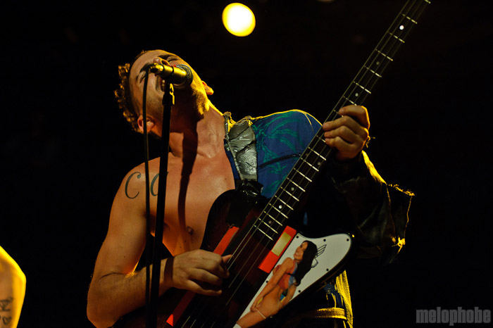 Semi Precious Weapons at Bowery Ballroom, April 26, 2010. Photo by Matthew Eisman.