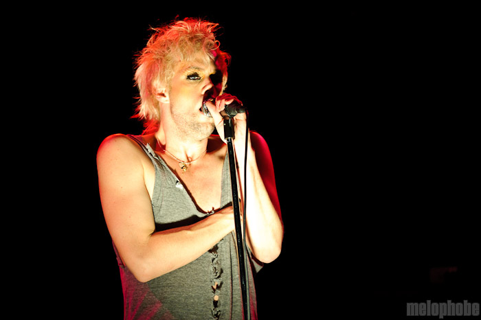 Semi Precious Weapons at Bowery Ballroom, April 26, 2010. Photo by Matthew Eisman.