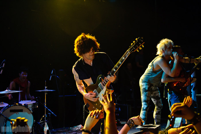Semi Precious Weapons at Bowery Ballroom, April 26, 2010. Photo by Matthew Eisman.