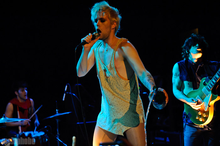 Semi Precious Weapons at Bowery Ballroom, April 26, 2010. Photo by Matthew Eisman.
