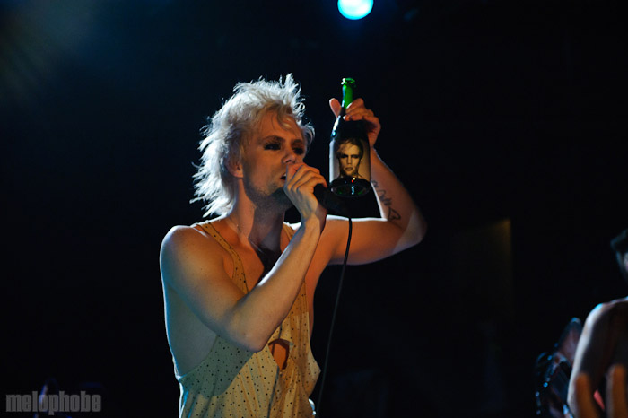 Semi Precious Weapons at Bowery Ballroom, April 26, 2010. Photo by Matthew Eisman.