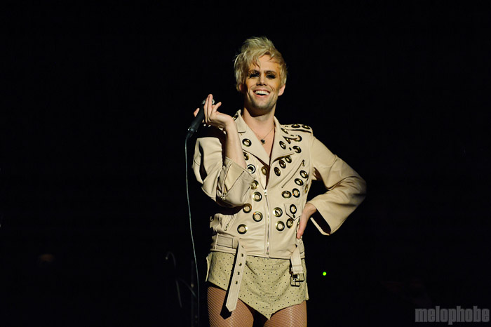 Semi Precious Weapons at Bowery Ballroom, April 26, 2010. Photo by Matthew Eisman.