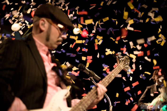 OK Go at Pearl Street, April 27, 2010. Photo by Steve Benoit.