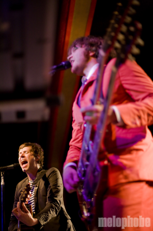 OK Go at Pearl Street, April 27, 2010. Photo by Steve Benoit.