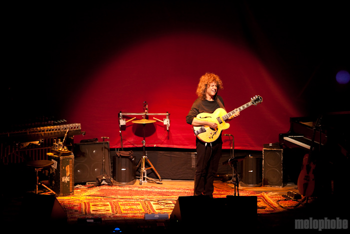 Pat Metheny at Meany Hall/UW Campus, April 30, 2010. Photo by Jill Rachel Evans.