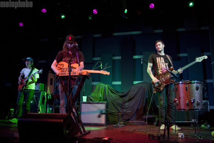 Bear Hands at World Café Live, May 5, 2010. Photo by Christopher Stach.