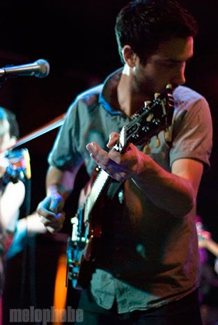 Los Campesinos! at Hawthorne Theatre, May 5, 2010. Photo by Colin McLaughlin.