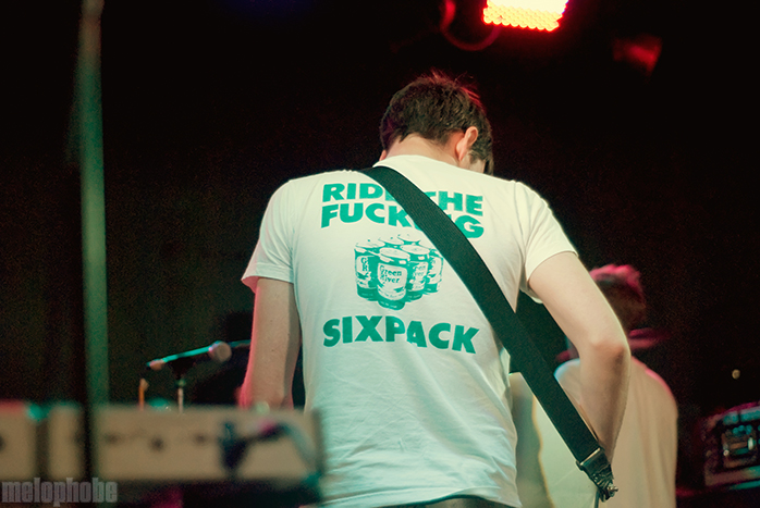 Los Campesinos! at Hawthorne Theatre, May 5, 2010. Photo by Colin McLaughlin.