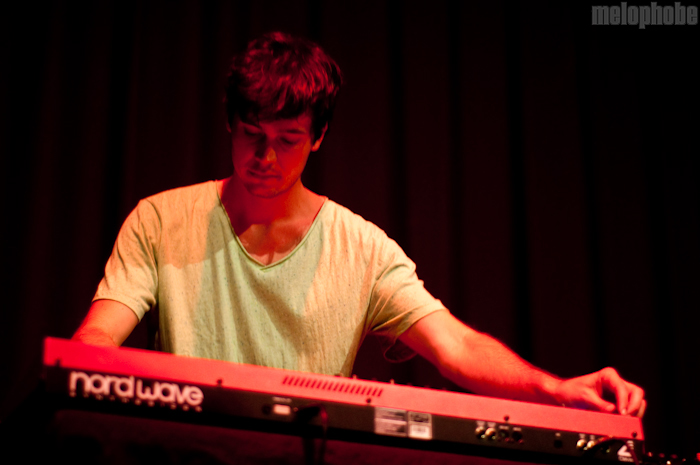 Washed Out at Webster Hall, May 6, 2010. Photo by Chris Barth.