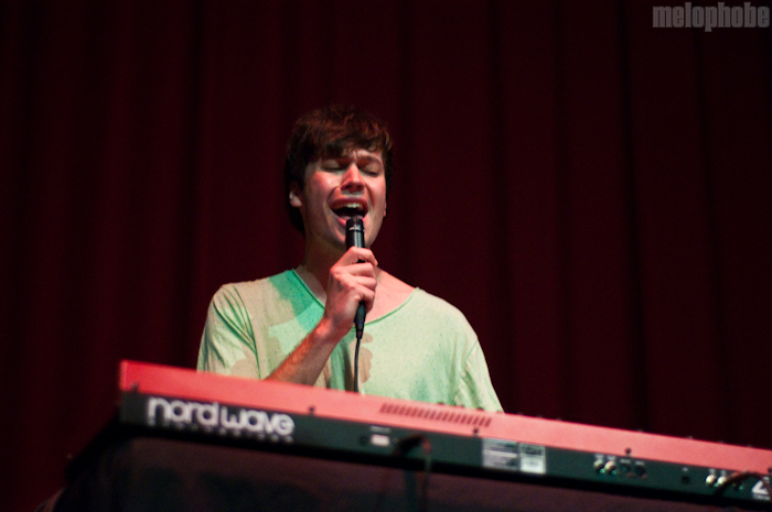 Washed Out at Webster Hall, May 6, 2010. Photo by Chris Barth.